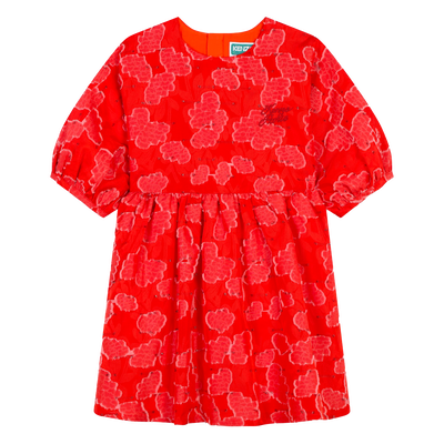 Feestelijke jurk met rits KENZO KIDS GIRL