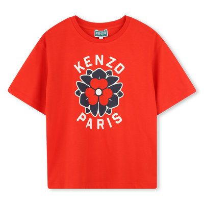 T-shirt met logoprint KENZO KIDS GIRL