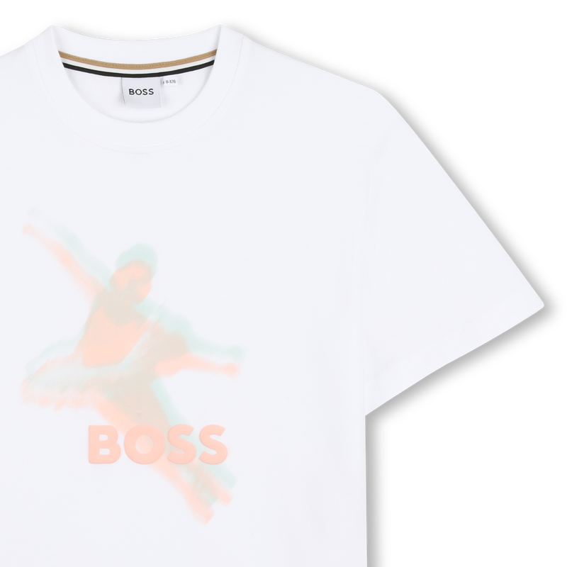 T-SHIRT MET KORTE MOUWEN BOSS 
                        GIRL