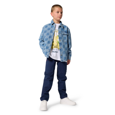 T-SHIRT MET KORTE MOUWEN HUGO BOY