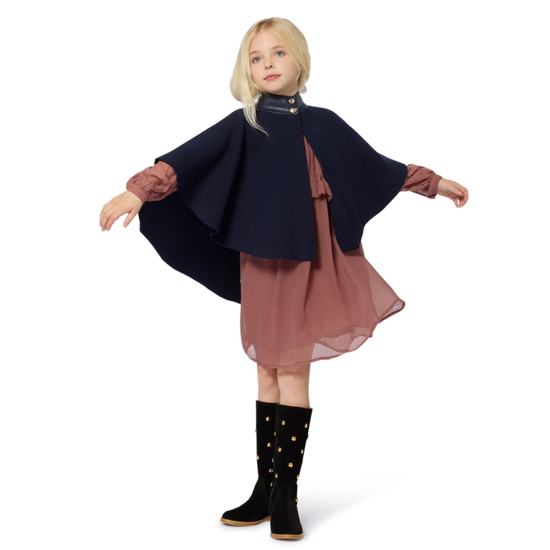 Gebreide cape CHLOE 
                        GIRL