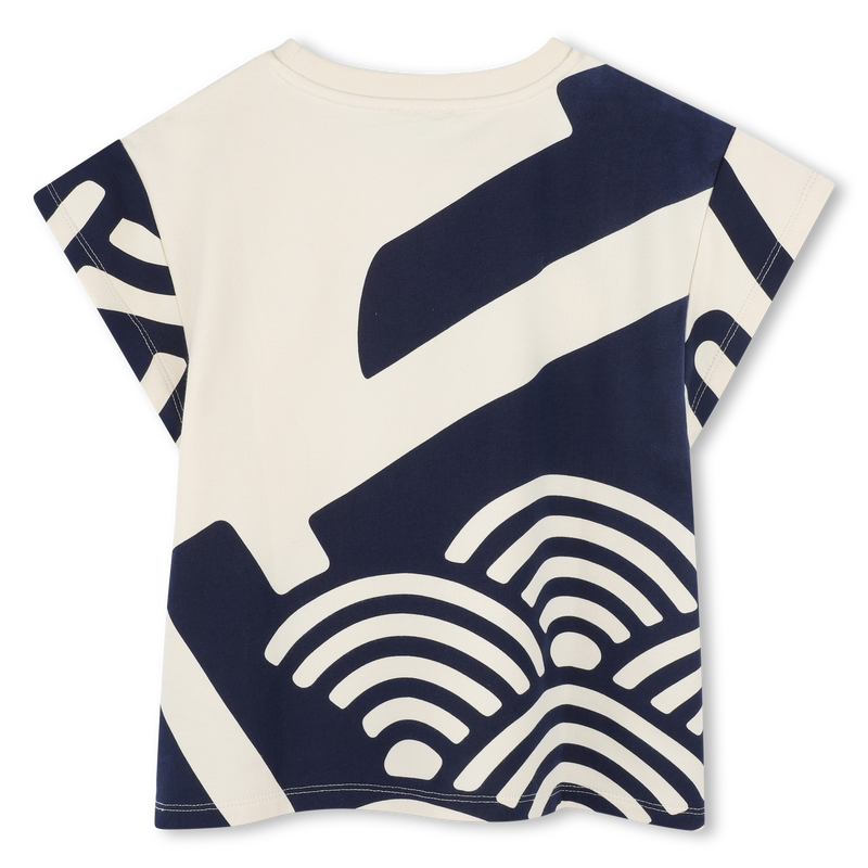 Fleece T-shirt met print KENZO KIDS 
                        GIRL