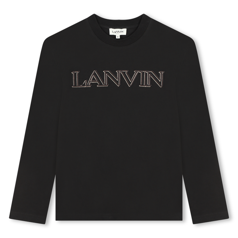T-shirt met geborduurd logo LANVIN 
                        BOY