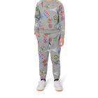 Fleece sweater met opdruk KENZO KIDS 
                    BOY