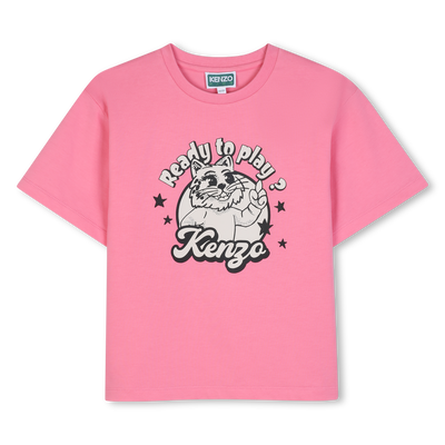 T-shirt met korte mouwen KENZO KIDS GIRL