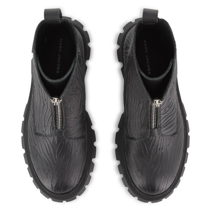 Rundlederen enkellaarsjes MARC JACOBS 
                        GIRL