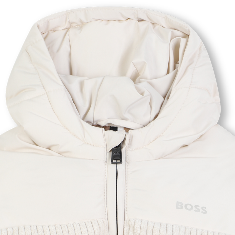 Bi-materiaal donsjack BOSS 
                        BOY