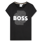 T-shirt met korte mouwen BOSS 
                    GIRL