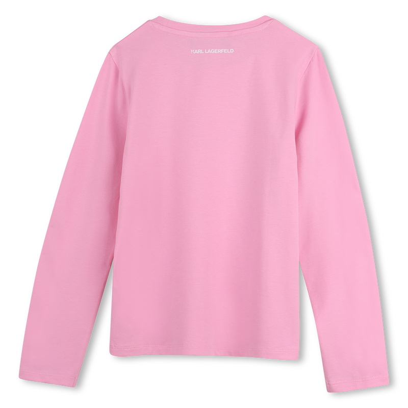 T-shirt met lange mouwen KARL LAGERFELD KIDS 
                        MEISJE