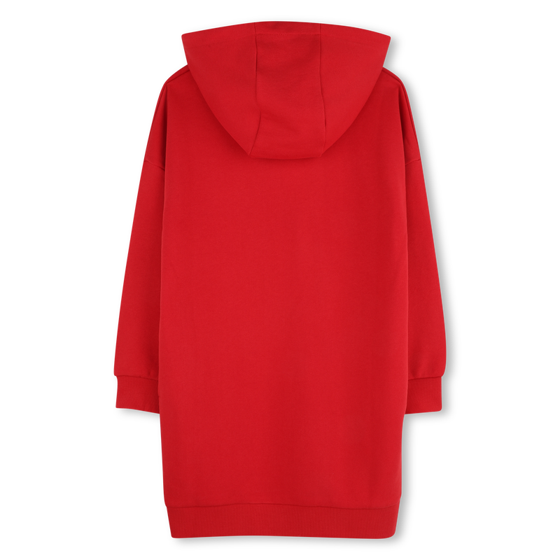 Jurk in niet-geborstelde fleece KENZO KIDS 
                        GIRL