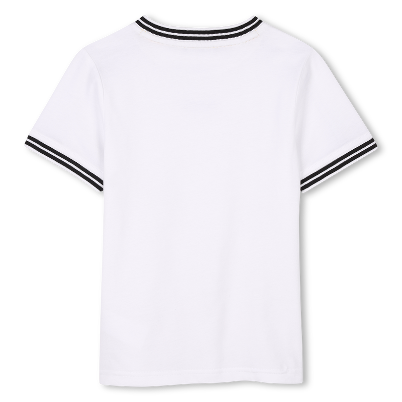 T-shirt met gekleurde strepen DKNY 
                        UNISEX