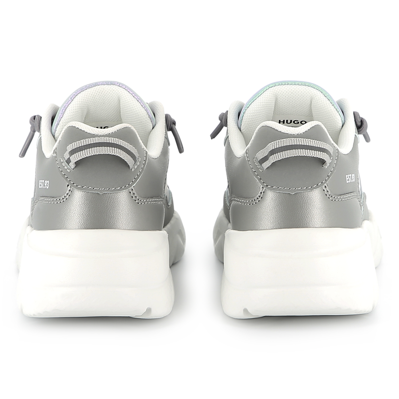 Sneakers, veters, 2 materialen HUGO 
                        GIRL