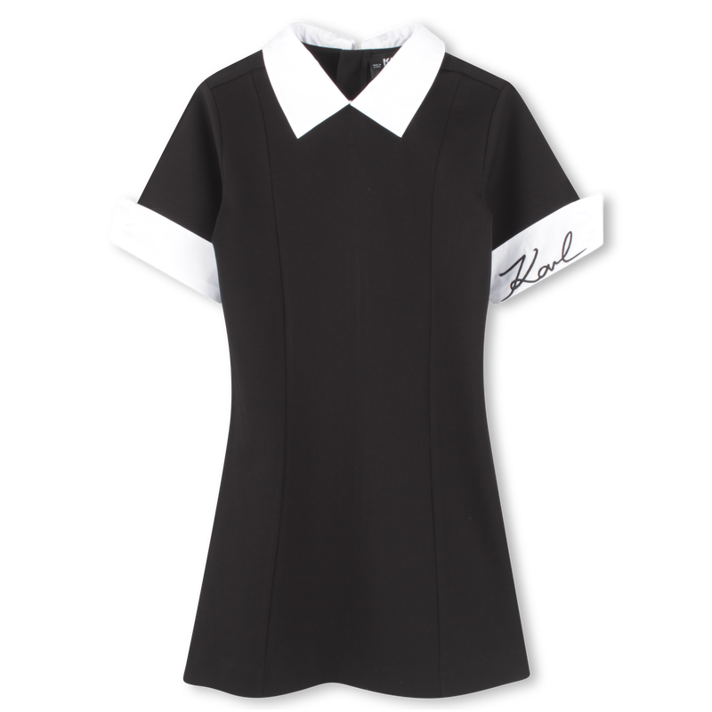 Jurk met korte mouwen KARL LAGERFELD KIDS 
                        GIRL