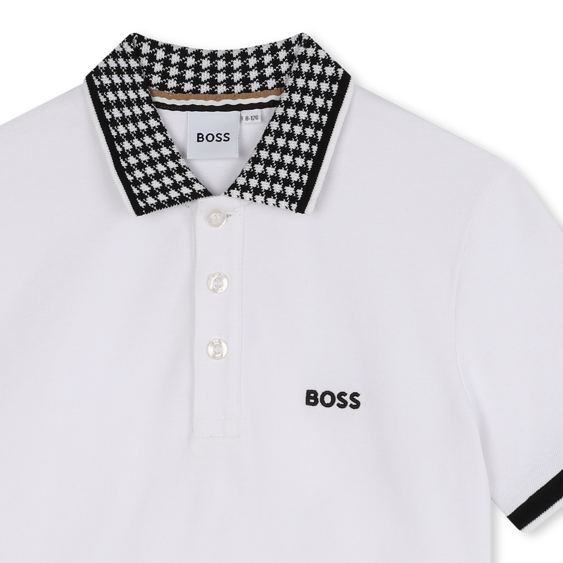 Polo met korte mouwen BOSS 
                        BOY