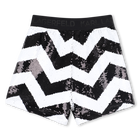 Korte broek met visgraatmotief KARL LAGERFELD KIDS 
                    GIRL