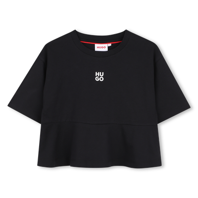 T-shirt met korte mouwen HUGO MEISJE