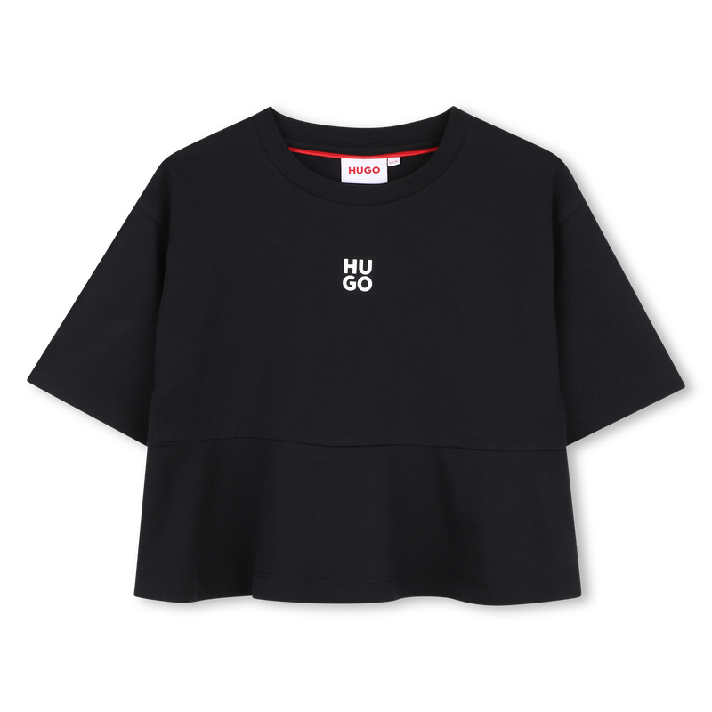 T-shirt met korte mouwen HUGO 
                        MEISJE