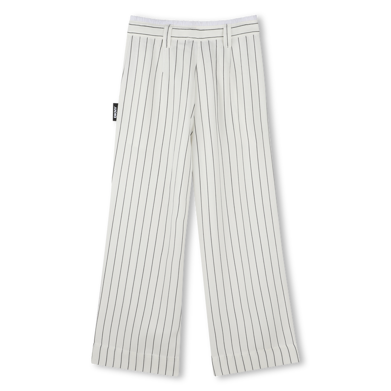 Wijde broek met streepjes DKNY 
                        GIRL