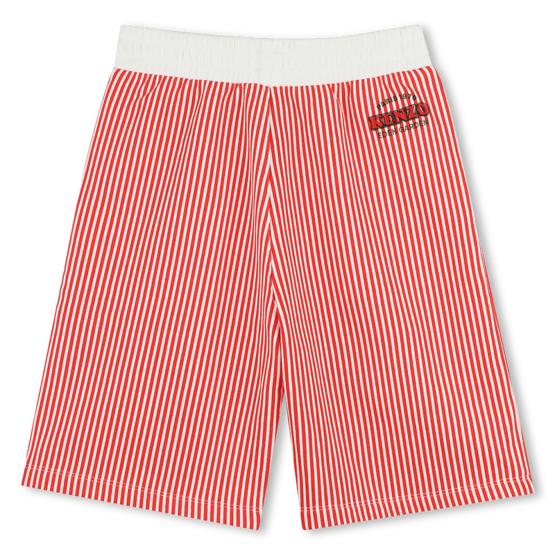 Katoenen bermuda met strepen KENZO KIDS 
                        BOY