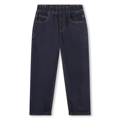 Katoenen jeans met 5 zakken KENZO KIDS UNISEX