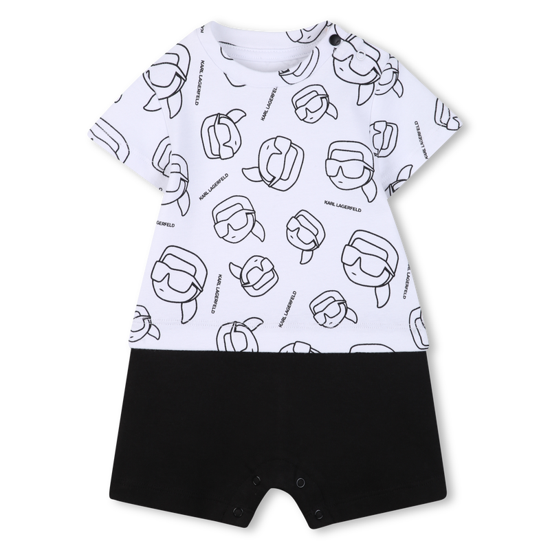JUMPSUIT MET KORTE MOUWEN KARL LAGERFELD KIDS 
                        BOY