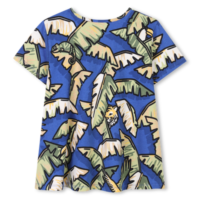 Katoenen T-shirt, korte mouwen KENZO KIDS GIRL