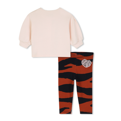 T-shirt en legging set KENZO KIDS MEISJE