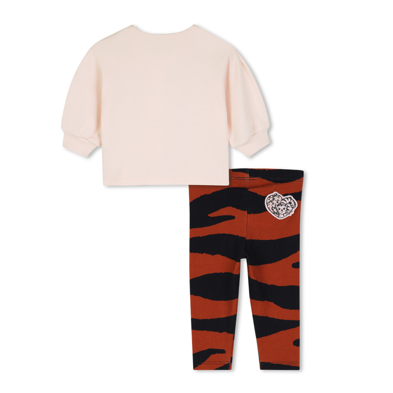 T-shirt en legging set KENZO KIDS 
                        MEISJE
