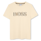Katoenen T-shirt korte mouwen BOSS 
                    BOY