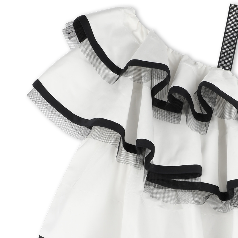 Feestelijke jurk met ruches MARC JACOBS 
                        GIRL