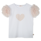 Feestelijk T-shirt met ruches BILLIEBLUSH 
                    GIRL