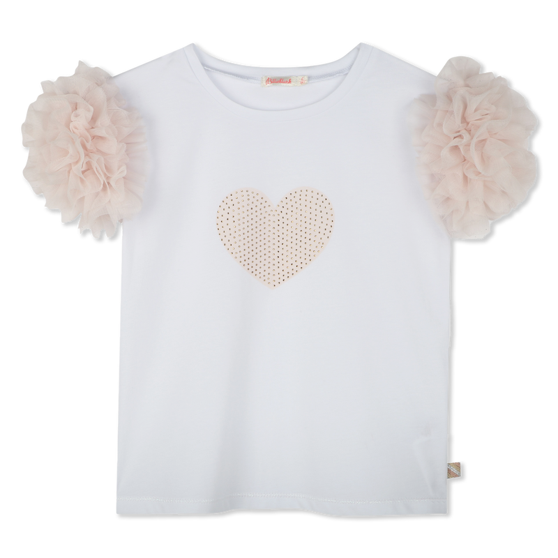 Feestelijk T-shirt met ruches BILLIEBLUSH 
                        GIRL
