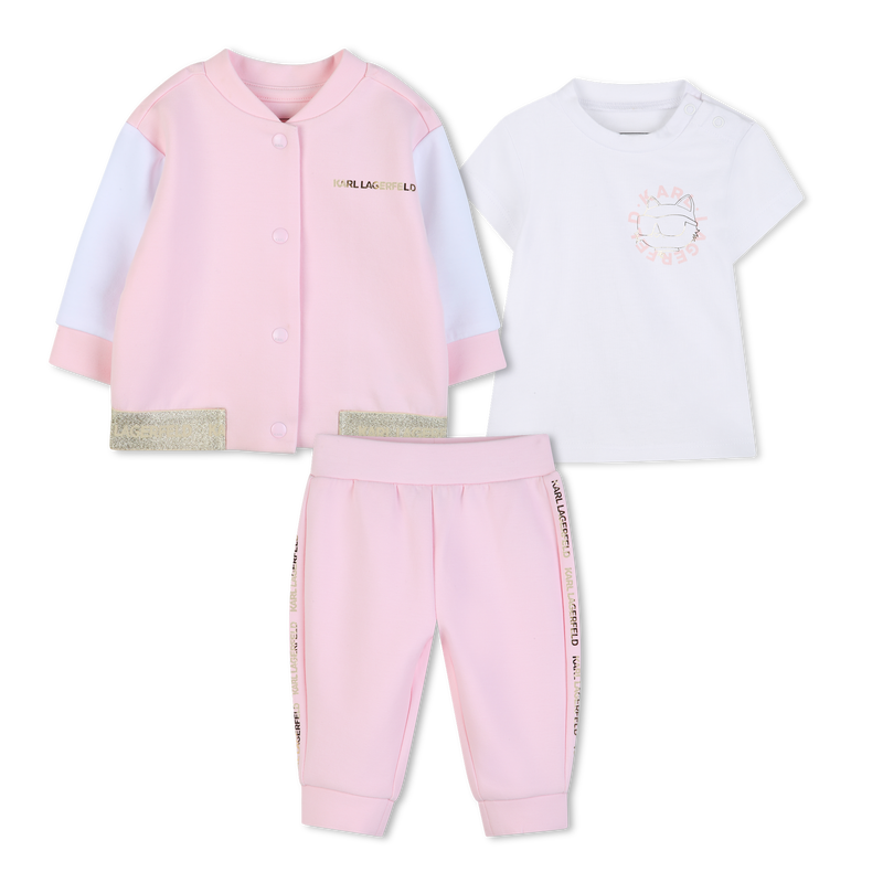 JOGGER SET KARL LAGERFELD KIDS 
                        GIRL