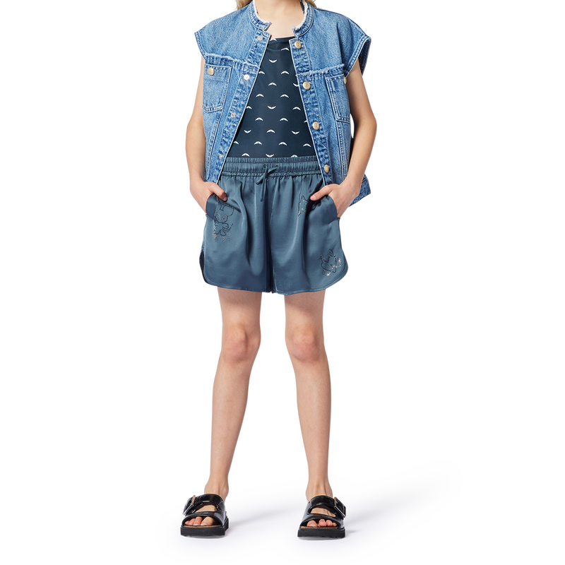 Mouwloos jeansjasje