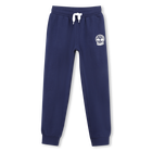 Fleece joggingbroek, MIDDELEEUWS BLAUW, hi-res