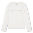 T-shirt met lange mouwen MICHAEL KORS 
                    GIRL