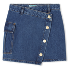 Asymmetrische denim rok KENZO KIDS 
                    GIRL