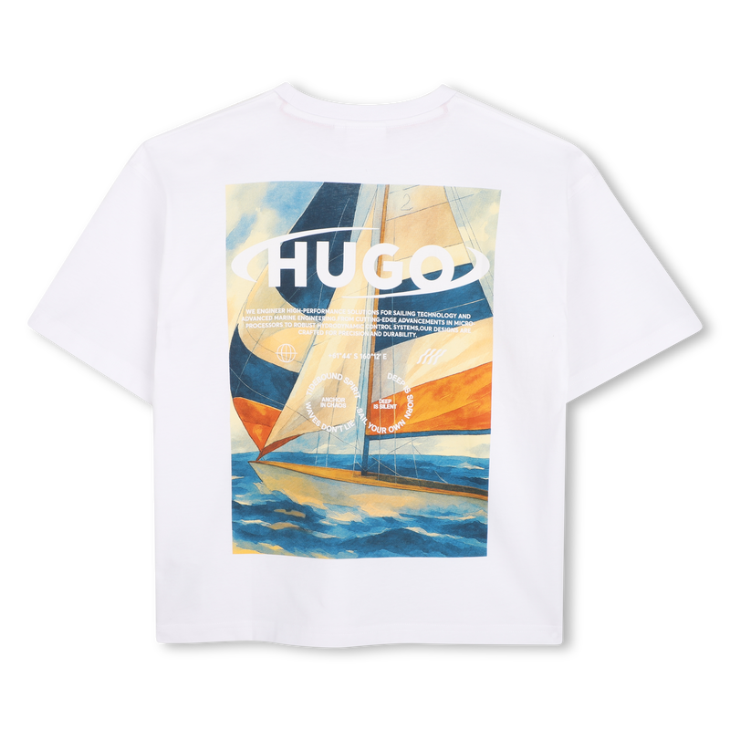 T-shirt met korte mouwen HUGO 
                        BOY