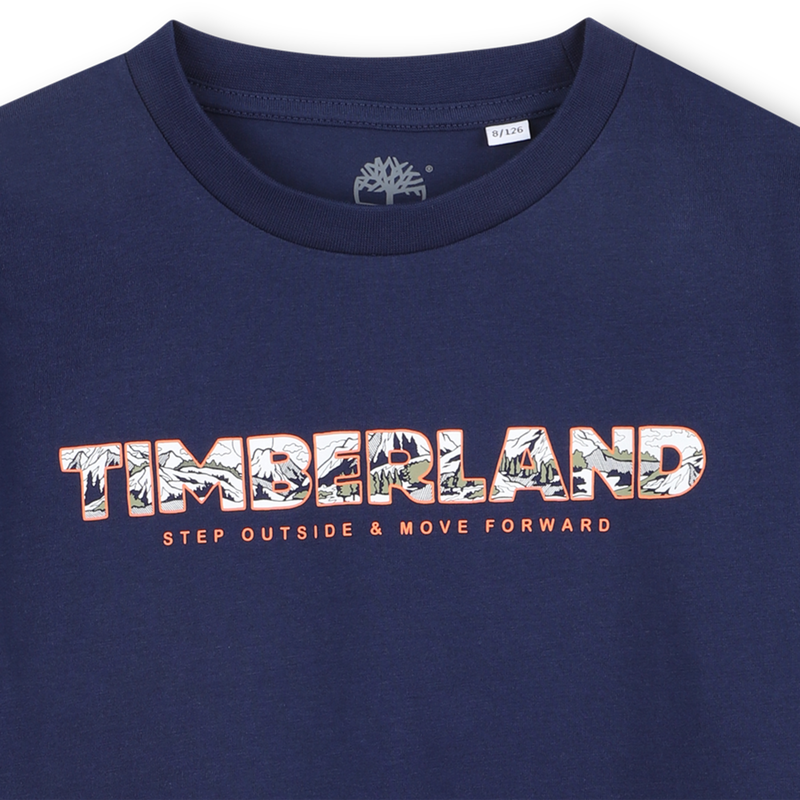 Breed T-shirt van katoen TIMBERLAND 
                        BOY