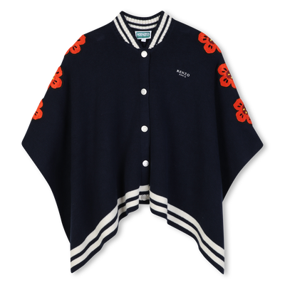 Gebreide cape KENZO KIDS GIRL