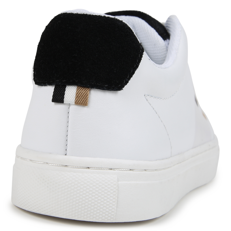 Leren sneakers met veters BOSS 
                        BOY