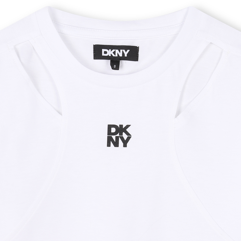 Opengewerkt T-shirt korte mouw DKNY 
                        GIRL