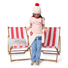 T-shirt met korte mouwen KIDS AROUND 
                    GIRL
