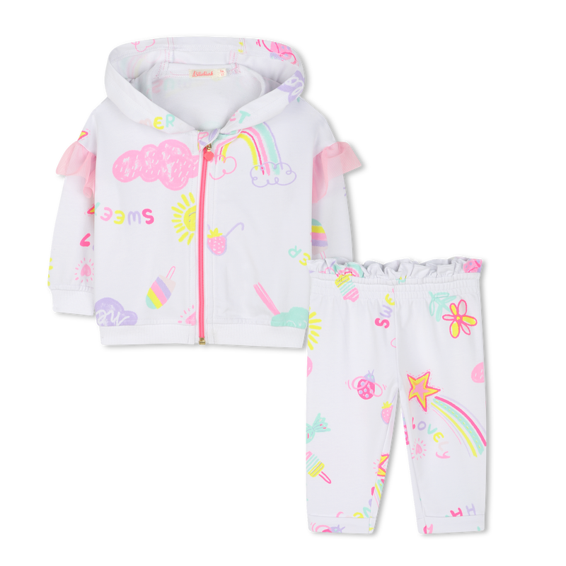 Joggingpak met print BILLIEBLUSH 
                        GIRL