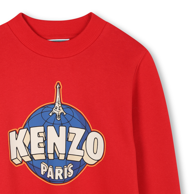 Ongeborsteld fleece sweatshirt KENZO KIDS 
                        BOY