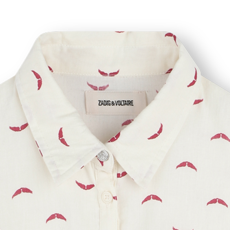 Mouwloze jurk met print
