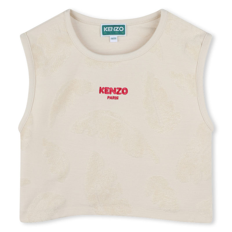 Hemdje en short van badstof KENZO KIDS 
                        GIRL
