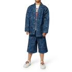 Spijkerjasje met print KENZO KIDS 
                    UNISEX