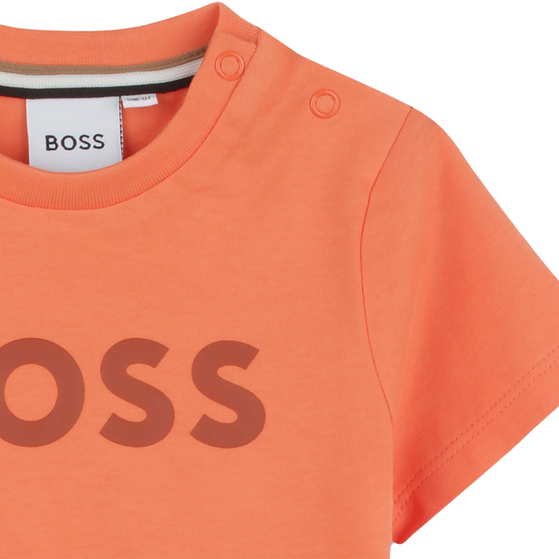 T-shirt met korte mouwen BOSS 
                        BOY