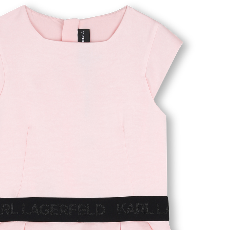 SATIJNEN JURK KARL LAGERFELD KIDS 
                        GIRL
